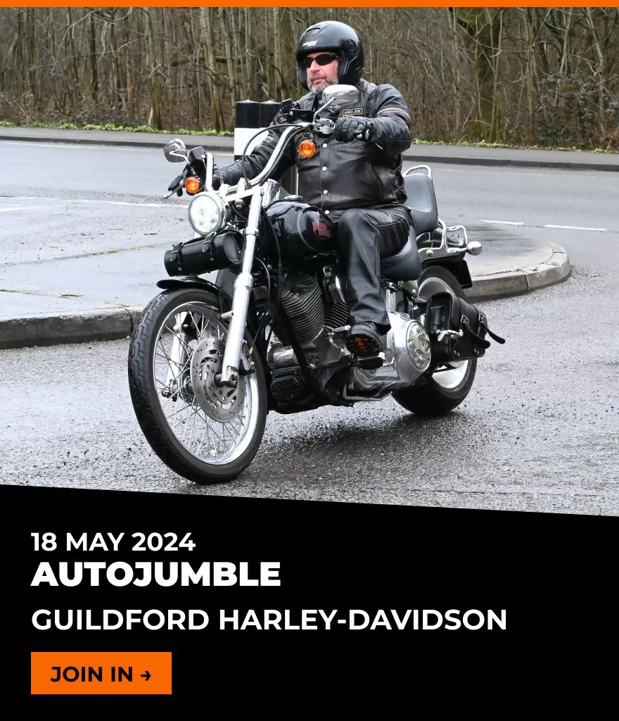 18 May Autojumbler Guildford Harley-Davidson